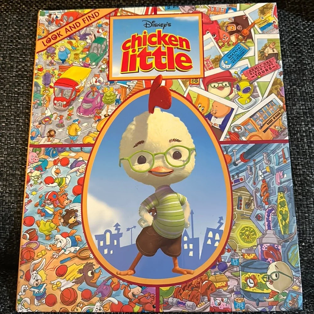 Disney Chicken Little Look and Find Hardcover Search & Find Book 2005